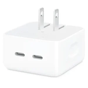 apple dual power adapter 35w blanco