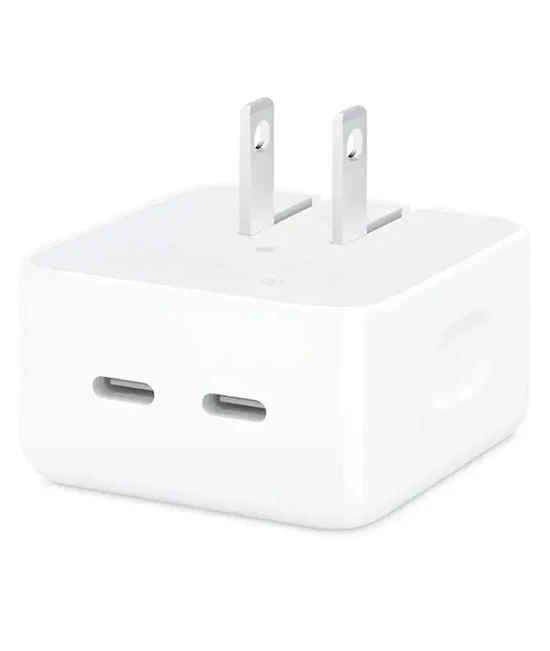 apple dual power adapter 35w blanco apple dual power adapter 35w blanco