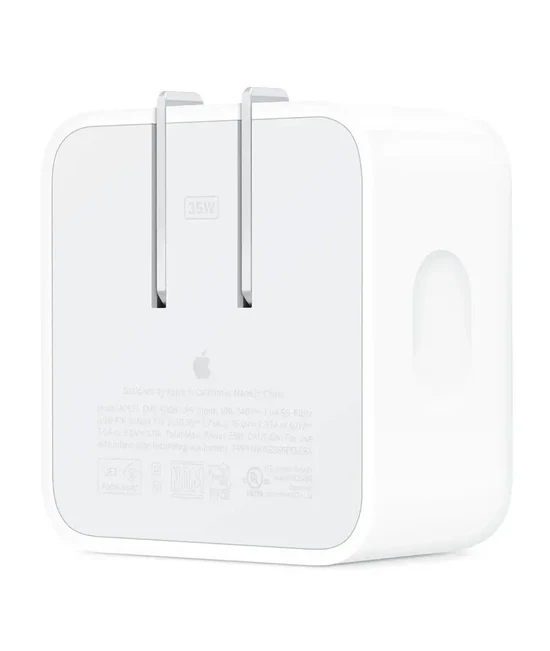 apple dual power adapter 35w blanco apple dual power adapter 35w blanco