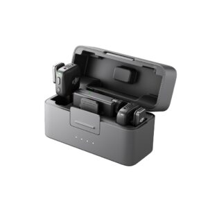 mic mini (2 tx + 1 rx + charging case) negro